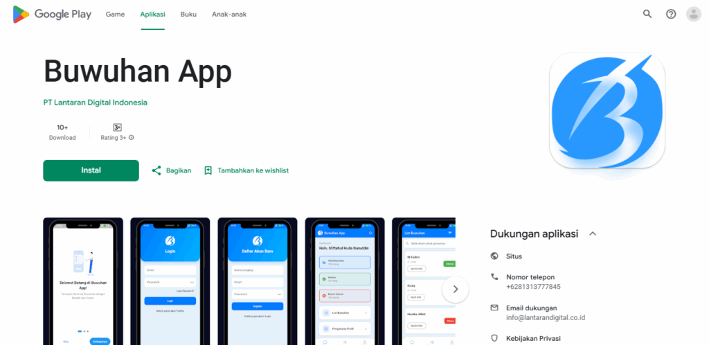 Buwuhan app