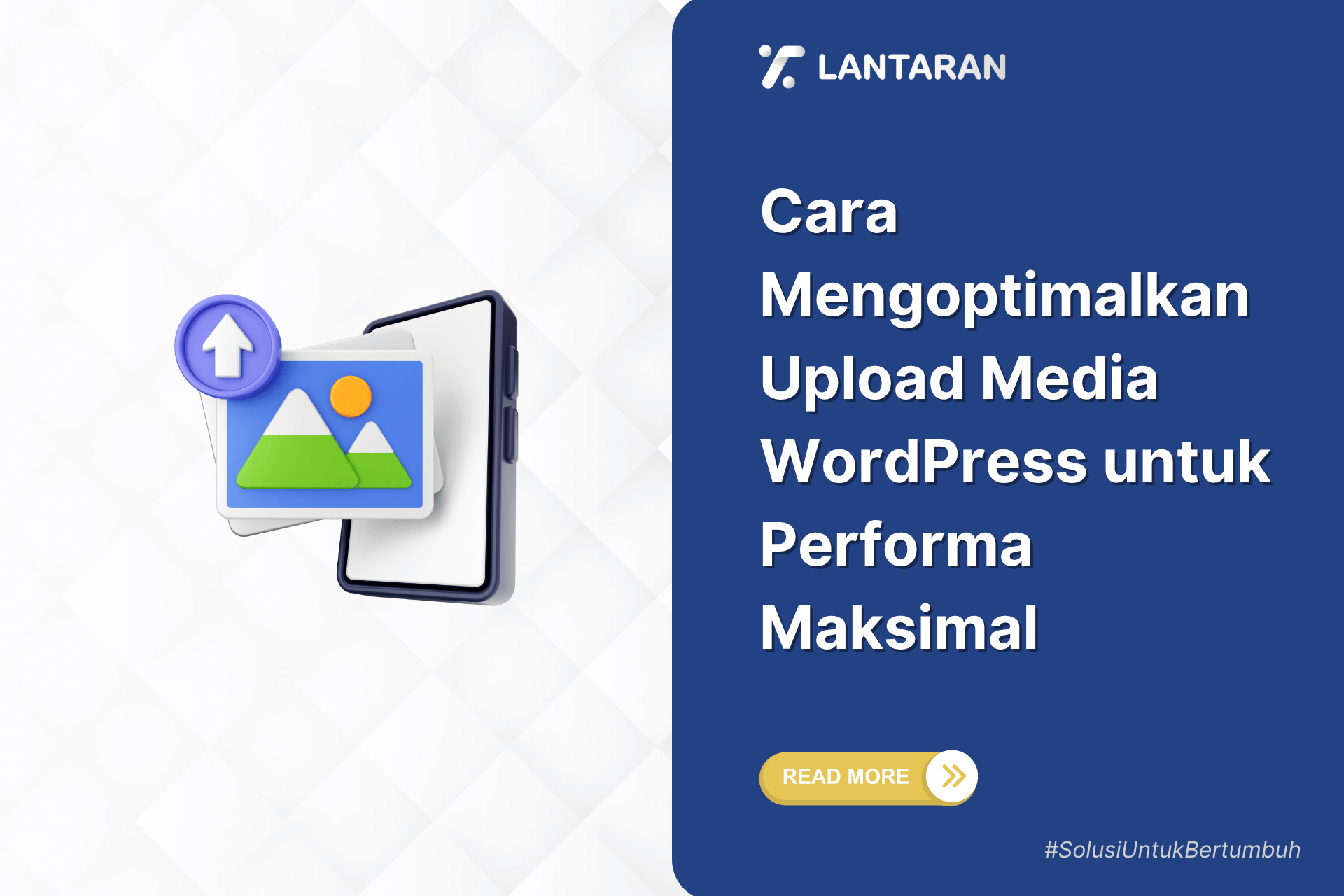 Cara mengoptimalkan upload media wordpress untuk performa maksimal